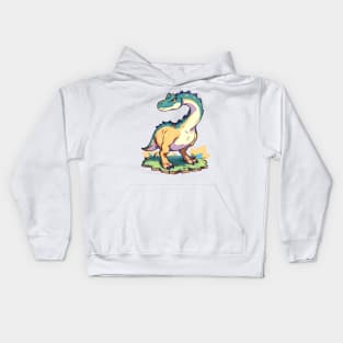 Fun Cartoon Dino 08 Kids Hoodie